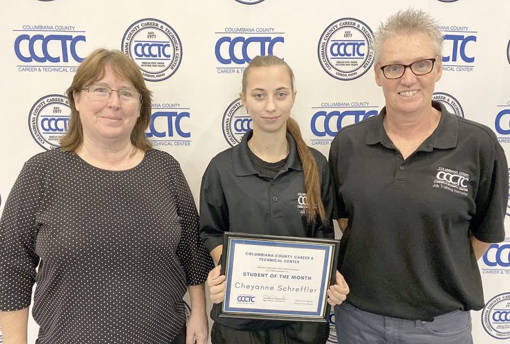 Schreffler named Student of the Month